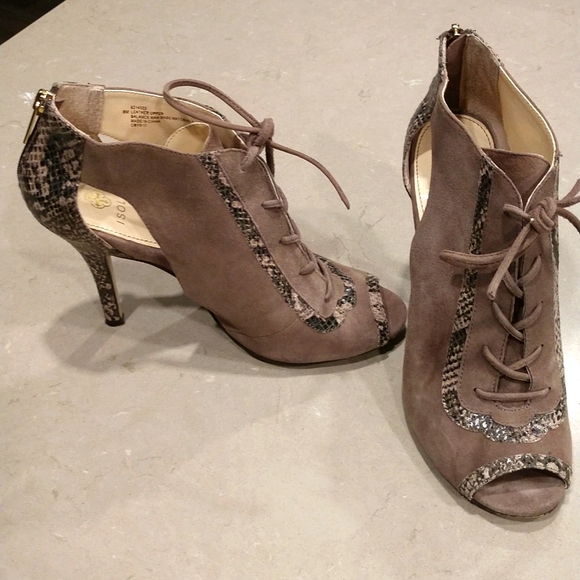 Isola Shoes - Isola Lace Up Peep Toe Heels Size 8
